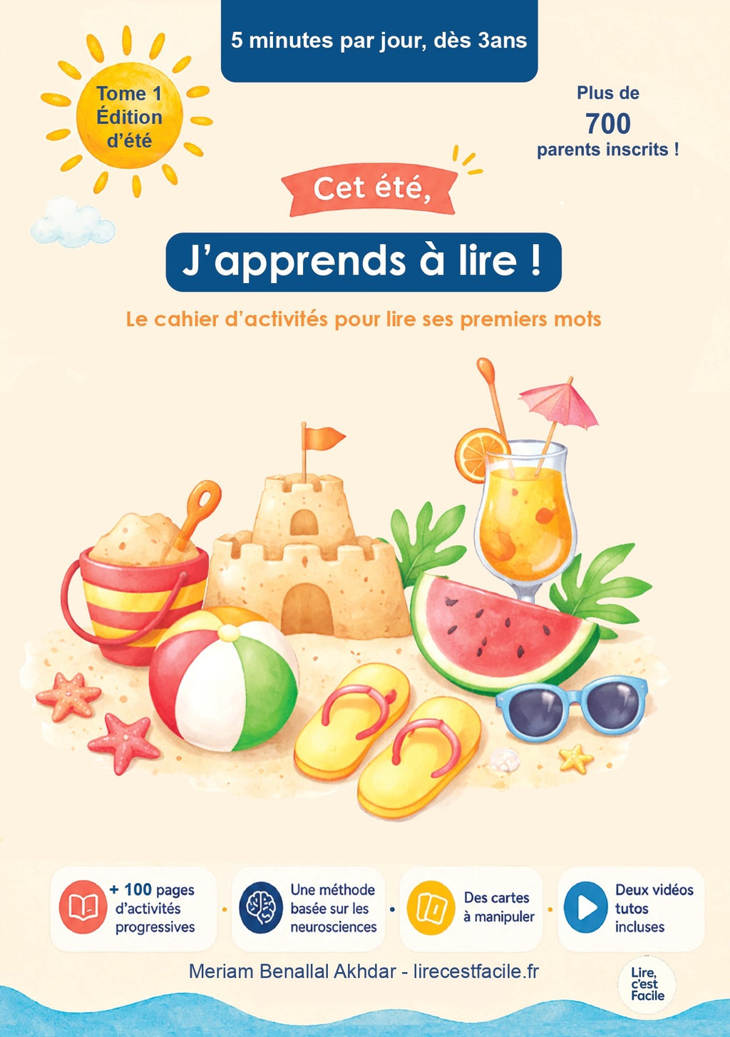 Couverture Kit Lire C'est Facile Tome 1 Édition d'Été 2026